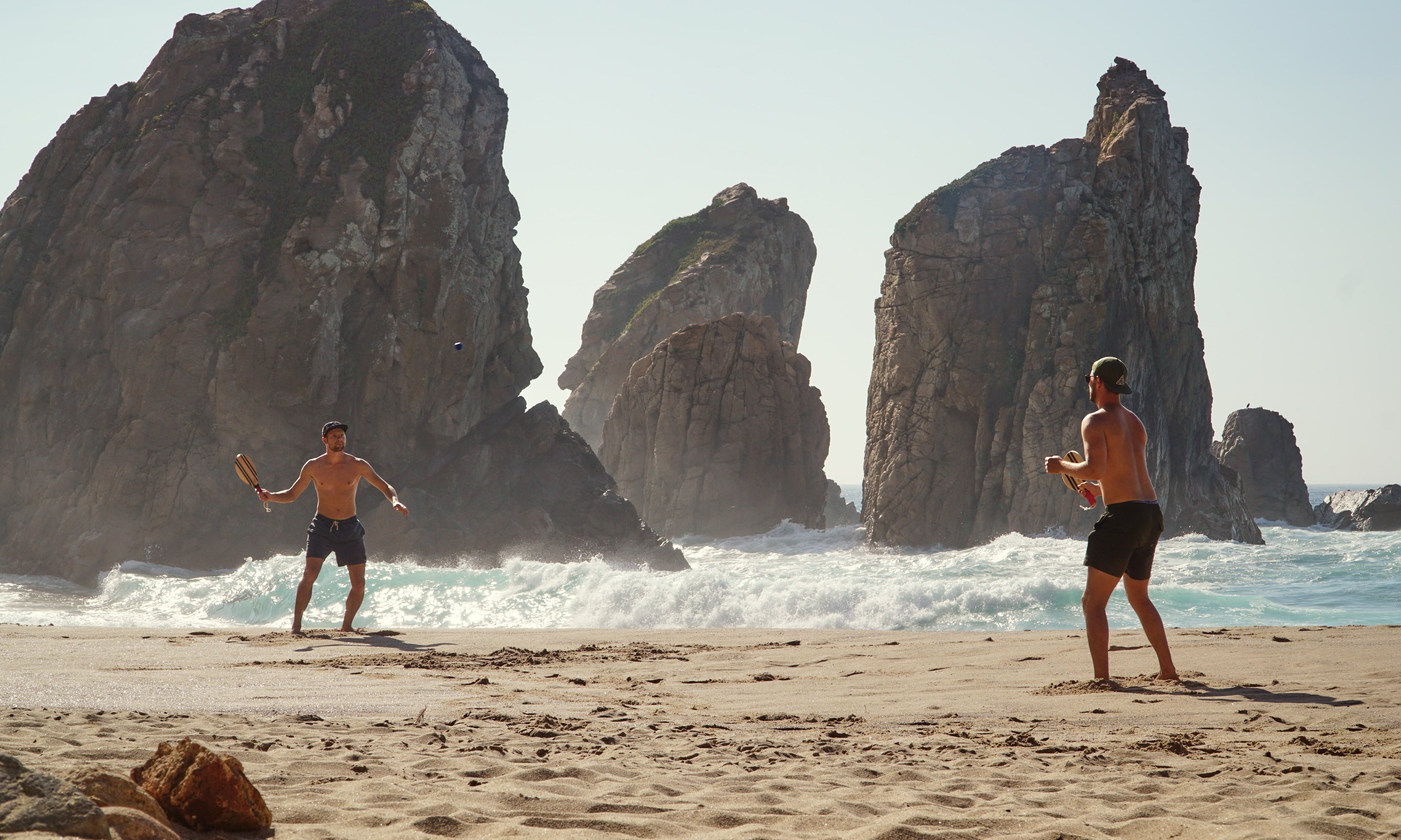 Frescobol - a fun racket sport with a cooperative gameplay